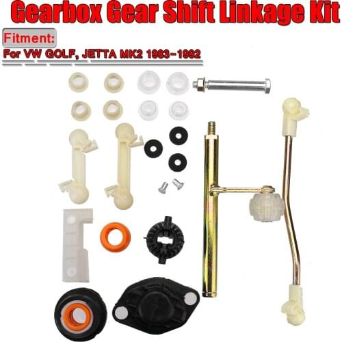 New Gearbox Gear Shift Linkage Repair Kit For VW GOLF JETTA MK2 1983-1992 Gear Shifting Repair 191711574 191711595A 191798116A