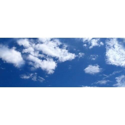 MO 0189 Blue sky with clouds Printing Ceiling Film Light green vivd 3d printing ceiling film