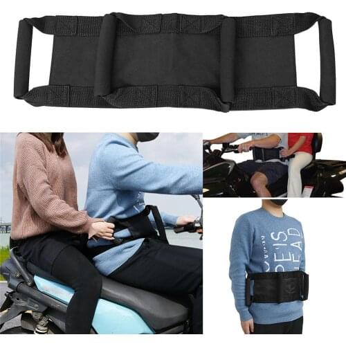 Adjustable Motorcycle Bicycle Bike Safety Seat Belt Strap Harness 600D Oxford Cloth Motorcycle Passenger Protection Safety Belt