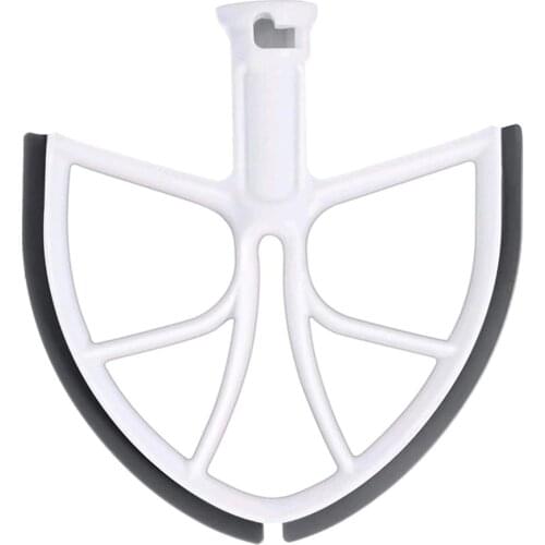 Silicone Edge Beater Paddle Bowl-Lift Stand Mixer Home Kitchen Mixing Attachment Replacement for KitchenAid 6-Quart