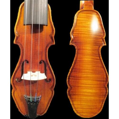 Baroque style fancy Pochette SONG brand violin 7 3/4",good sound #10787