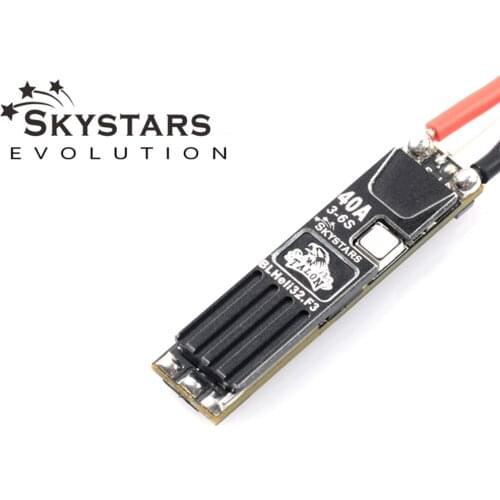 Skystars Slim40A 40A Blheli_32 F3 MCU 3-6S Brushless ESC for QAV 170-330 RC For FPV Racer RC Models Accesseries Good Parts