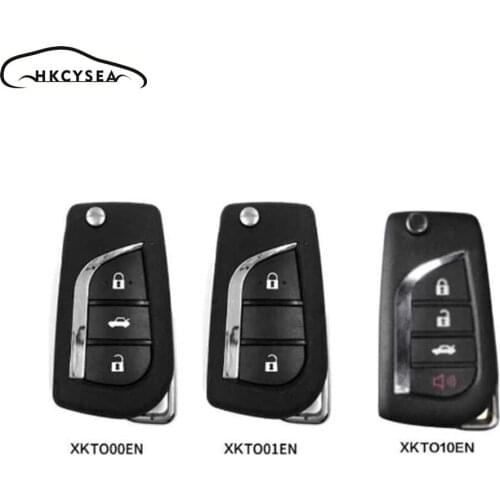 Xhorse VVDI2 English Version Wire Universal Remote Key 2 3 3+1 Buttons for VVDI Mini Key Tool XKTO00EN XKTO01EN XKTO10ENMax