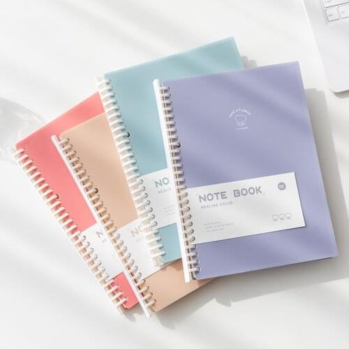 Yisuremia New 80 Sheets Kawaii A5 B5 Loose-Leaf Notebook Binder Journal Agenda Planner Notepad Book School Stationery Suppliers