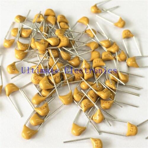 1000pcs/lot Multilayer ceramic capacitor 472 50V 4.7nF 472M P=5.08mm