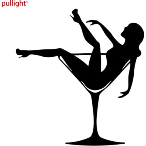 16cm*17cm Sexy Girl In Glasses Fashion Personality Creative Classic Attractive Stickers Car Styling Car Accessories