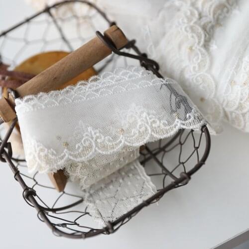 4cm wide New style gold thread lace trimming dress decoration edge accessories X939