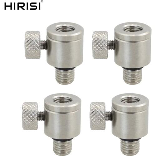 4 x Carp Fishing Quick Change Connector For Rod Pod Bank Sticks Buzzer Bars Stainless Steel
