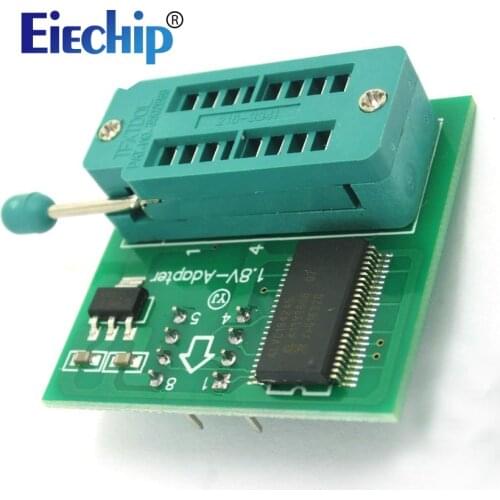 1.8V adapter for Iphone or motherboard 1.8V SPI Flash SOP8 DIP8 W25 MX25 use on Programmer TL866CS TL866A EZP2010 EZP2013 CH341