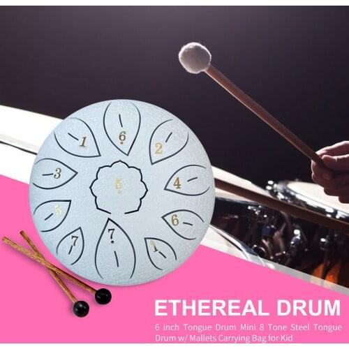 Steel Tongue Drum BeginnerChildren Musical Ethereal DrumCarrying Bag Percussion Instrument Padded Drum Bag Handheld Drum Toy