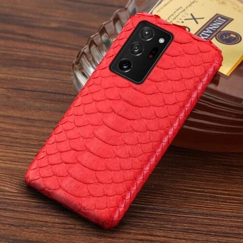 Luxury Genuine Python Leather Phone Case For Samsung Galaxy Note 20 Ultra Note 10 Plus 9 A21s A70 A51 S10 S9 S20 Plus Snakeskin
