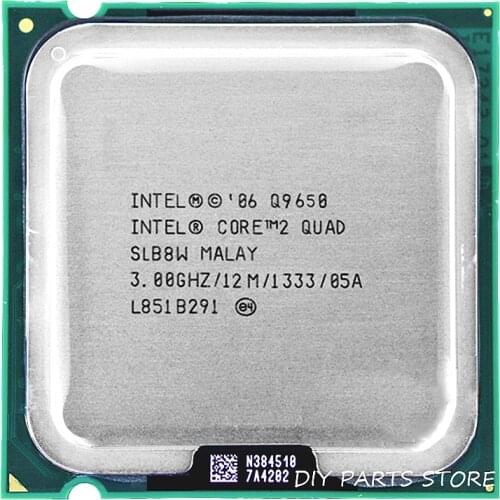 INTEL Core 2 Quad CPU Q9650 intel core 2 quad-core Processor 3.0Ghz/12M /1333GHz) Socket LGA 775