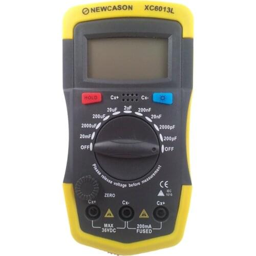 Digtital Capacitance Meter XC6013L Capacitor Tester mF uF Circuit Gauge Capacitance Meter Tester
