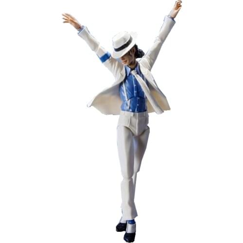 Assembly Michael Jackson Action Figures Collectible Model Hot Toy for Child Birthday Gift Home decoration