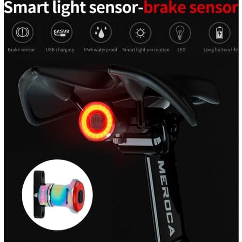 USB Rechargeable Bike Light MTB Bicycle Front Back Rear Taillight Cycling Safety Warning Light Waterproof Bicycle Lamp