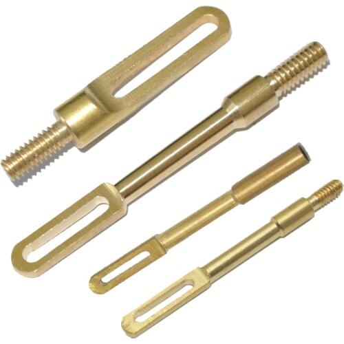 Green World 1pc/lot .22cal-.45cal Solid Brass Slot Tips,Gun Clean Patch Puller, Patch Holder