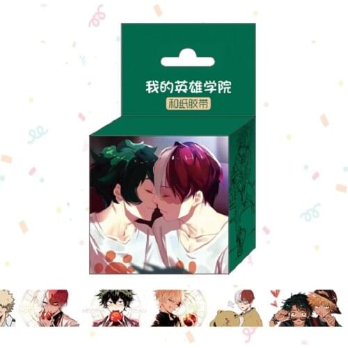 1.5cm*5m My Hero Academia Anime Washi Tape Adhesive Tape DIY Scrapbooking Sticker Label Masking Tape