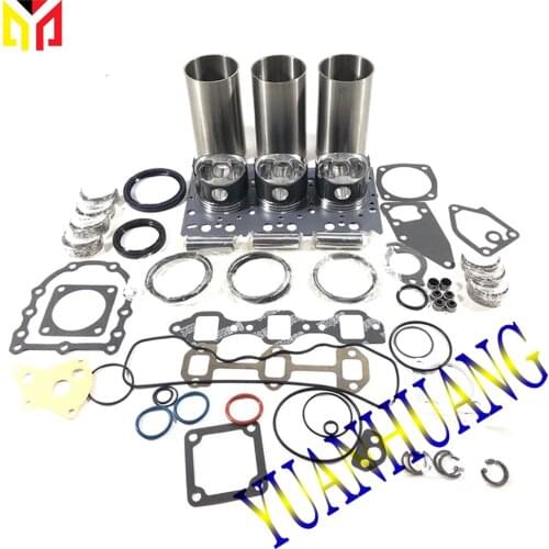 3TNV84 Engine Rebuild Kit Overhual Repair Gasket Set For Yanmar Tractor Liner Piston Ring Bearing