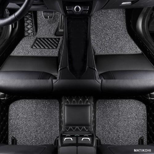 MATIKOHI Custom car floor mats for Mercedes Benz E C GLA GLE GL CLA ML GLK CLS S R A B CLK SLK SL G GLS GLC vito viano foot mat