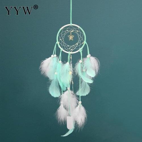 Lighting Dream Catcher Hanging Led Lamp Wind Chimes Dreamcatcher Net for Wall Hanging Girl Bedroom Romantic Hanging Decoration