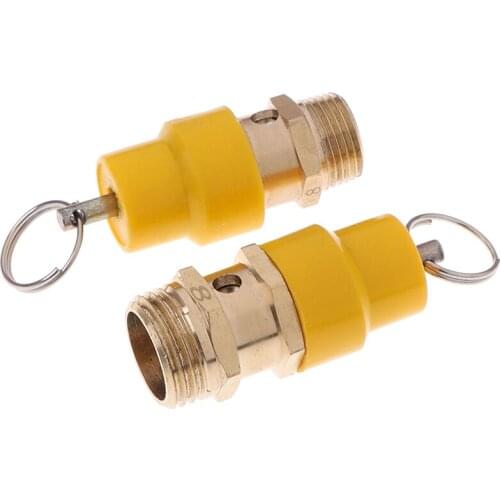 3/8" 1/2" BSP 8kg Air Compressor Safety Relief Valve Pressure Release Regulator For Pressure Piping/Vessels