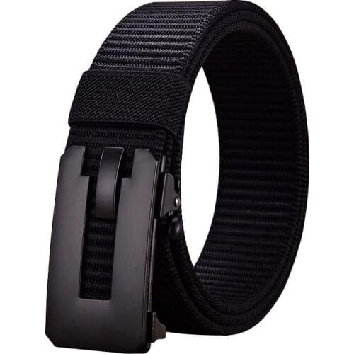 Mens Military Genuine Tactical Belt Alloy Automatic Buckle High Quality Nylon Army Canvas Male Belts Outdoor Sports Belt