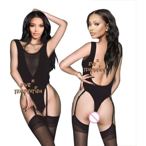 Sexy black Babydoll Lingerie Underwear costumes Nightgown Temptation Translucent Chemises baby doll dress bikini Garter W253