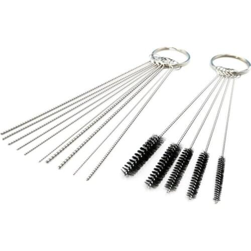 18pcs/Set Motorcycle ATV Carburetor Cleaning Brush Dirt Jet Remove Automobiles PartsFuel Supply System Tool Kit