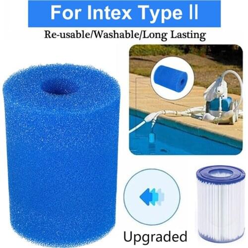 Replacement Filter Cartridge Foam Type I/II/VI/D/H/S1/A/B Heavy Duty Pool Filter Sponge Reusable for Swimming Pool Spa B2Cshop