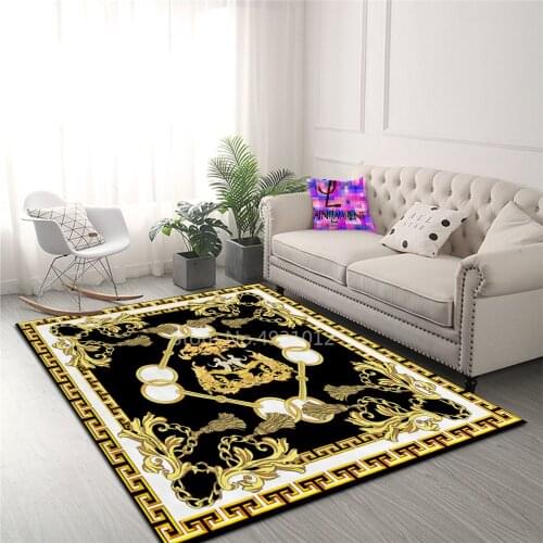 Modern 3D Printed Rectangular Carpet Corridor Door Mat Non-Slip Bathroom Carpet Childrens Room Absorbent Kitchen Mat Carpet