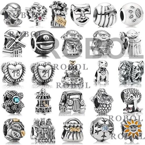 High Quality Boutique 925 Sterling Silver Beads Accessories 2020 New Exquisite and Elegant, Simple and Elegant Free Shipping
