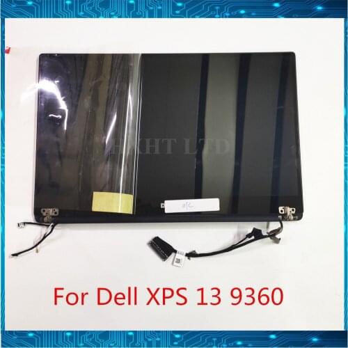 For Dell XPS 13 9360 LCD Touch screen assembly P54G P54G002 3200*1800 QHD 1920*1080 FHD 07TH8V display Good working