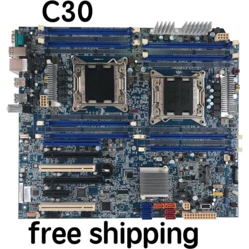 03T6737 For Lenovo ThinkStation C30 Desktop Motherboard C602 X79 Mainboard 100%tested fully work