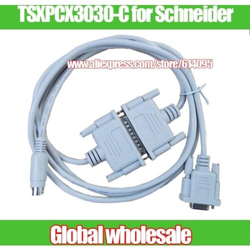 1pcs 2M white SC-09 FX PLC serial cable for Mitsubishi FX1S/FX1N/FX2N/3U / PLC programming data download cable SC09