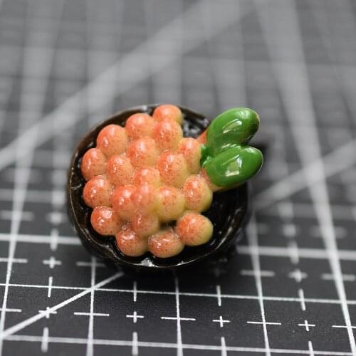 1pcs/lot resin flat back simulation food caviar 26mm Cabochons Hair Bow Center Card Frame Making Craft DIY