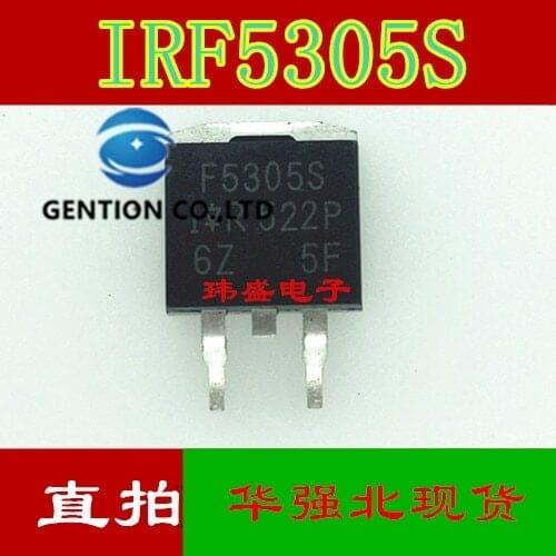 10PCS F5305S IRF5305S the TO-263 IRF5305 55 v/31 a power field effect tube in stock 100% new and original