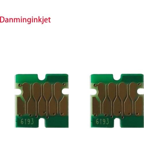 2 Pieces T6193 Maintenance Tank Chip For Epson T3000 T5200 T7200 T3270 T5270 T7270 F6000 F6070 F6000 B6070 B7000 ink colletcor