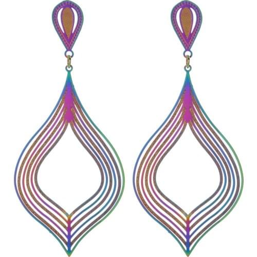 2019 new fashion temperament stainless steel earrings suitable for women / girls Christmas jewelry earrings ER-386