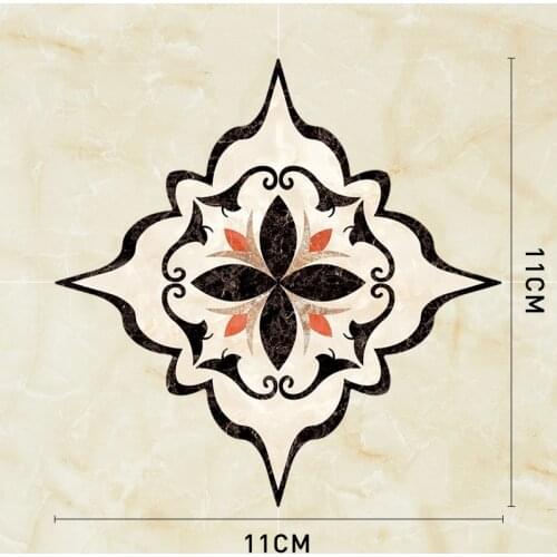 36pcs Self Adhesive PVC Ceramic Tile Stickers Waterproof Wall Sticker Art Diagonal Floor Stickers Smooth Floor Sticker Applique