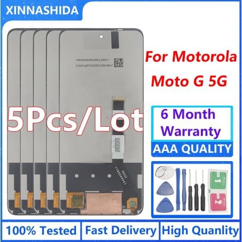 5PCS/LOT LCD For MOTOROLA MOTO G 5G LCD Display With Touch Screen Digitizer Assembly 100% Perfect Repair For Moto G5G LCD