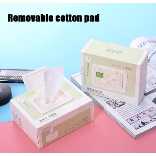 500pcs Disposable Cotton Pads Facial Cleansing Makeup Remover Tissue Skin Care Nail Polish Remover For Cotton Pads Makeup Tools