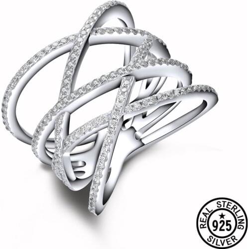 925 Sterling Silver Ring Twisted Lines Simple Stackable Rings For Women Girls Special Gifts Fashion Party Fine Jewelry