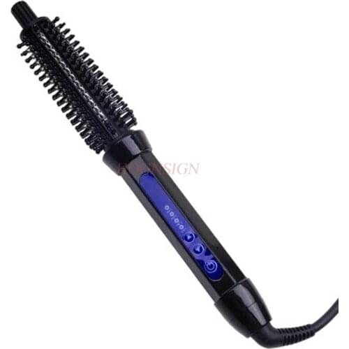 Anti-scalding Ceramic Electric Hair Comb Does Not Hurt Straight Round Bar Dual-use Mens Buckle Short Hair Pear Head Perm Sale