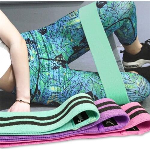 XC LOHAS Hip Resistancee Bands 3Pcs Elastic Fabric Rubber Booty Bands Circle Loop Workout Bands for Butt Legs Thigh Hip Trainer