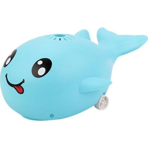 Small Size Obstacle Avoidance Floating Ball Whale Baby Bath Toy Lovely Whale Toy Impact Resistant for Home Usage