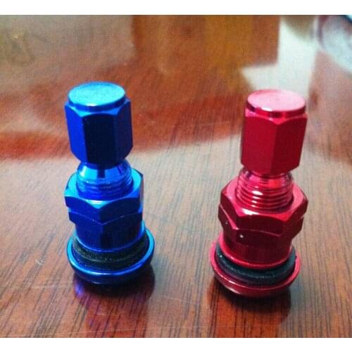 Whole Sale 200pcs/lot MS525S BOLT IN COLORFUL METAL CAR WHEEL TYRE VALVES STEMS FIT ALLOYS + DUST CAPS BULK PACKAGE