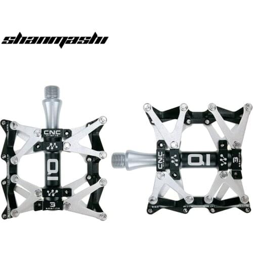 3 Bearings Bicycle Pedal Anti-slip Ultralight CNC MTB Mountain Bike Pedal Sealed Bearing Alloy Flat Pedals Bicycle Accessories