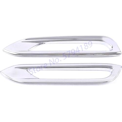 For Nissan qashqai j11 Dualis 2019 2020 Front Rear Fog Light Eyebrow Cover Frame Trim Chrome Exterior Accessories