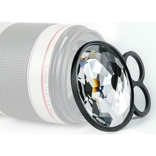 Handheld Kaleidoscope Glass Filter SLR Accessories Kaleidoscope Prism Variable Filter Lens Photographic U9C7