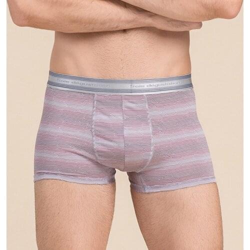 Panties Comfortable Wide Belt Underwear HOT sale 2020 Brand Person sexy Underwear Mens Cotton Striped Briefs Underpants